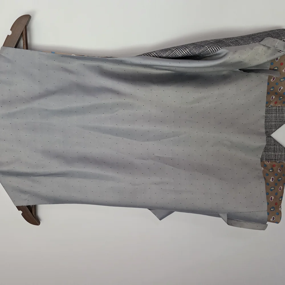 Marc Darcy‎ London Men's Classic Gray Checkered Vest